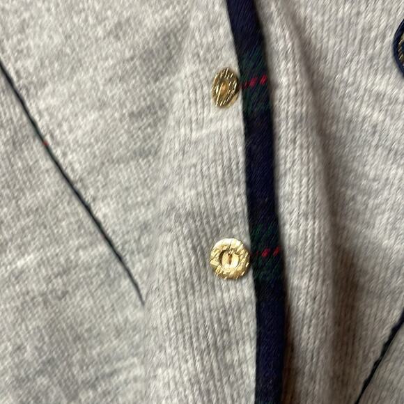 PIccolo Baby Reversible Hooded Poncho 9 m-2T Plaid - Picture 4 of 10